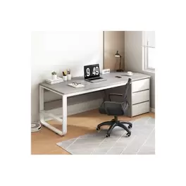 .com Ecommerce Company Escritorio de Oficina con 3 Cajones, MDF Gris y Blanco, 120x48x74cm - Moderno y Funcional