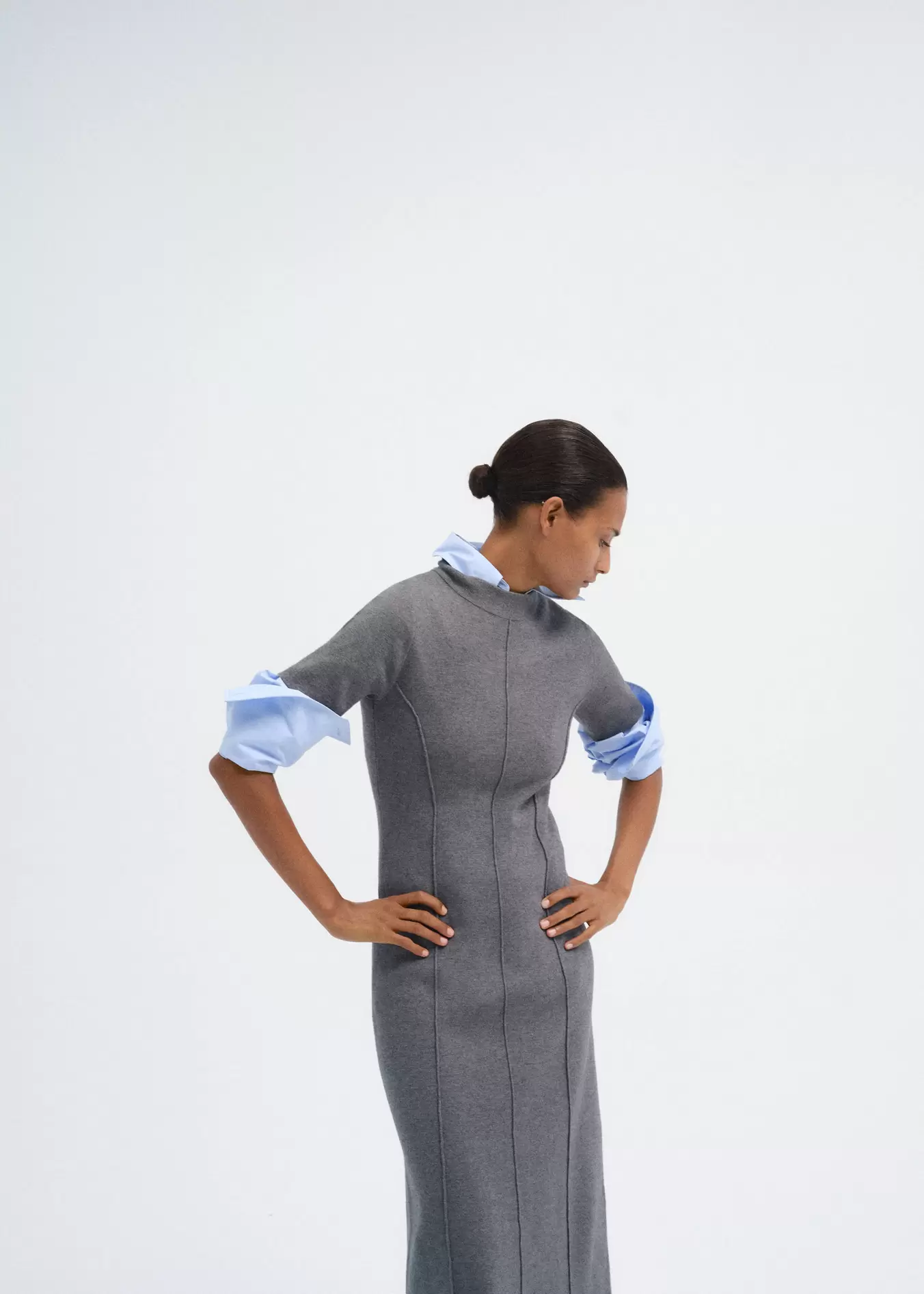 Vestido midi evasé
