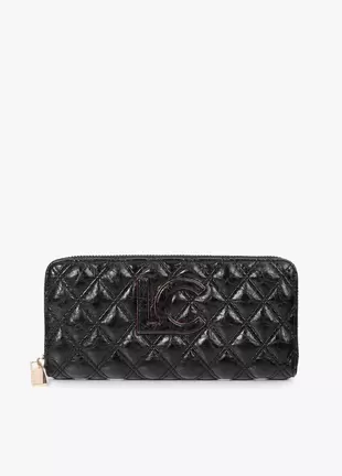 Quilted Wallet with Double Stitch and Tubular Puller