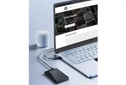 Disco duro externo de 250, 500 o 1000 GB