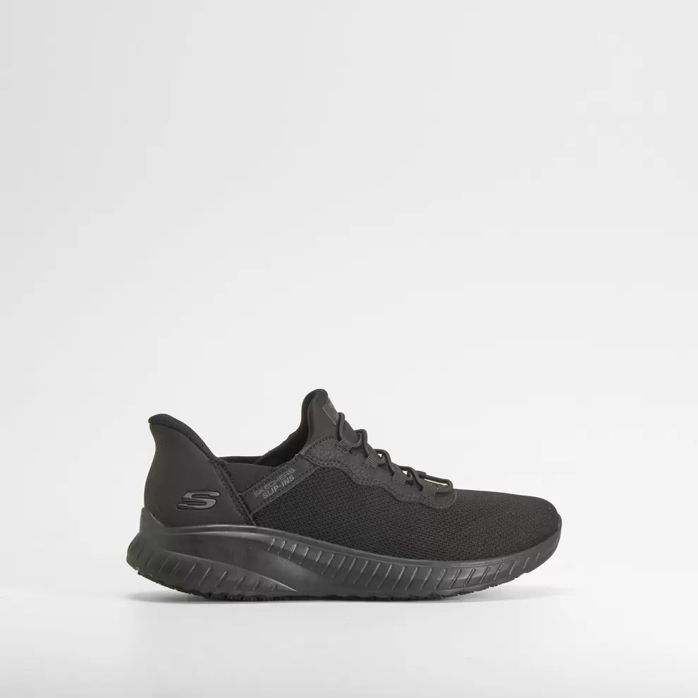 Zapatilla work squad chaos negra SKECHERS