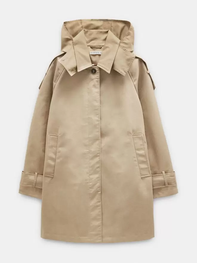 Gabardina con capucha