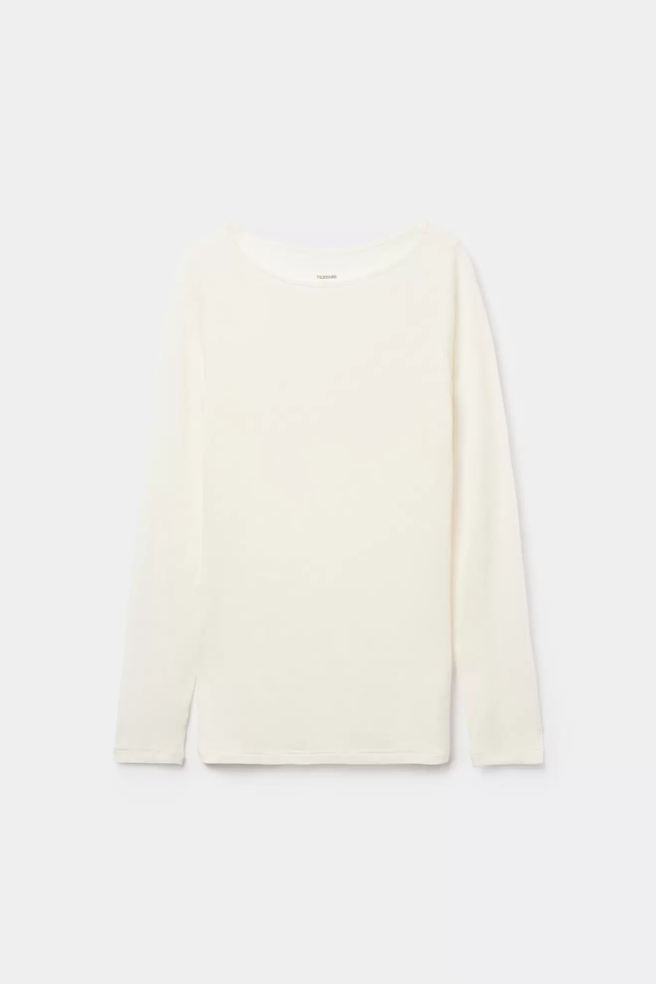 Camiseta Ligerísima Escote Barco con Lana Merina