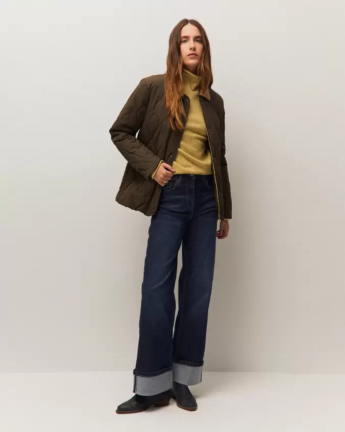 Anorak con cuello de pana