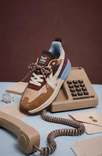 Detroit Multi Suede Tan Sneakers