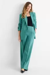Pantalón de oficina - high waist - wide leg