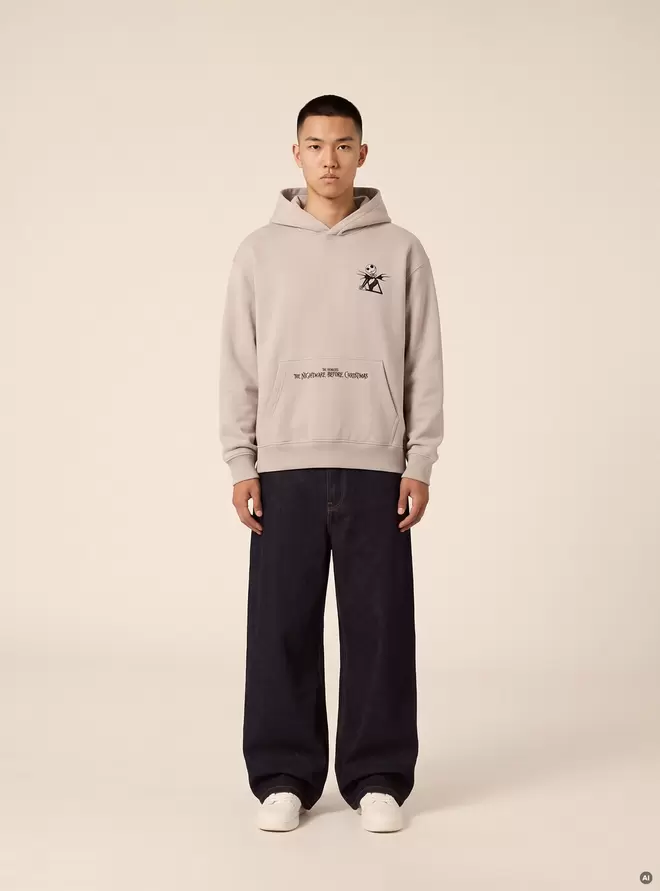 Sudadera con capucha y estampado Nightmare Before Christmas / Alcott