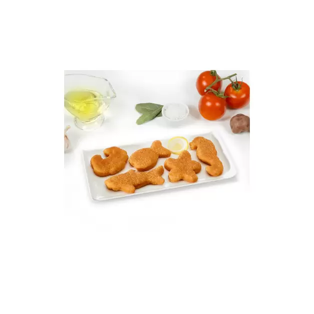 Figuritas de Merluza empanadas (bolsa de 500g)