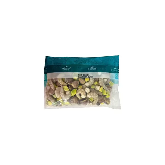 Mix de langostino, almeja y aguacate (bolsa 1kg)