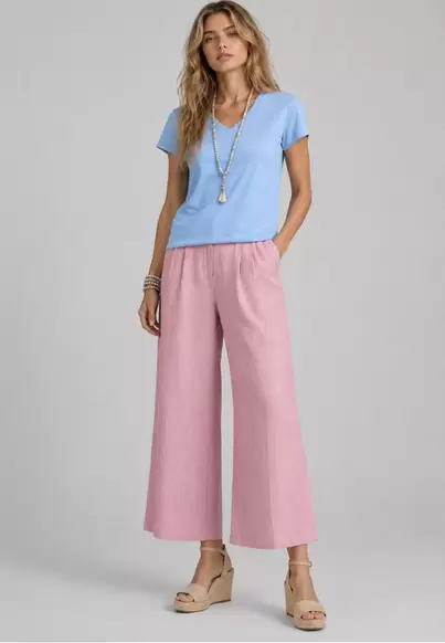 Trousers culotte linen look ROSA