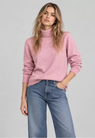 Sweater draped neck ROSA