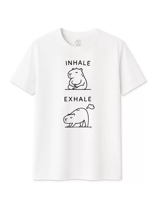 Camiseta Inhale exhale