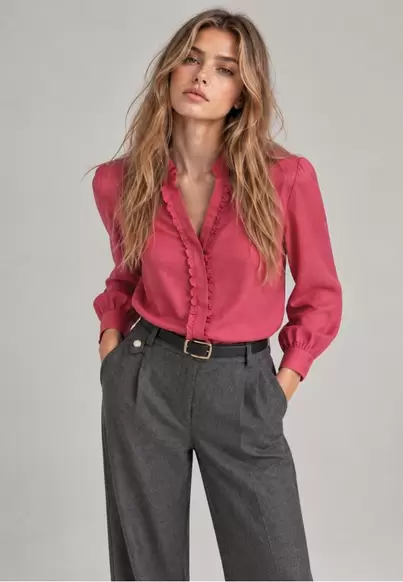 Shirt ruffle ROSA