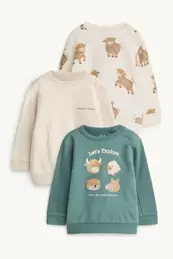 De 3 - animales - sudaderas para bebé