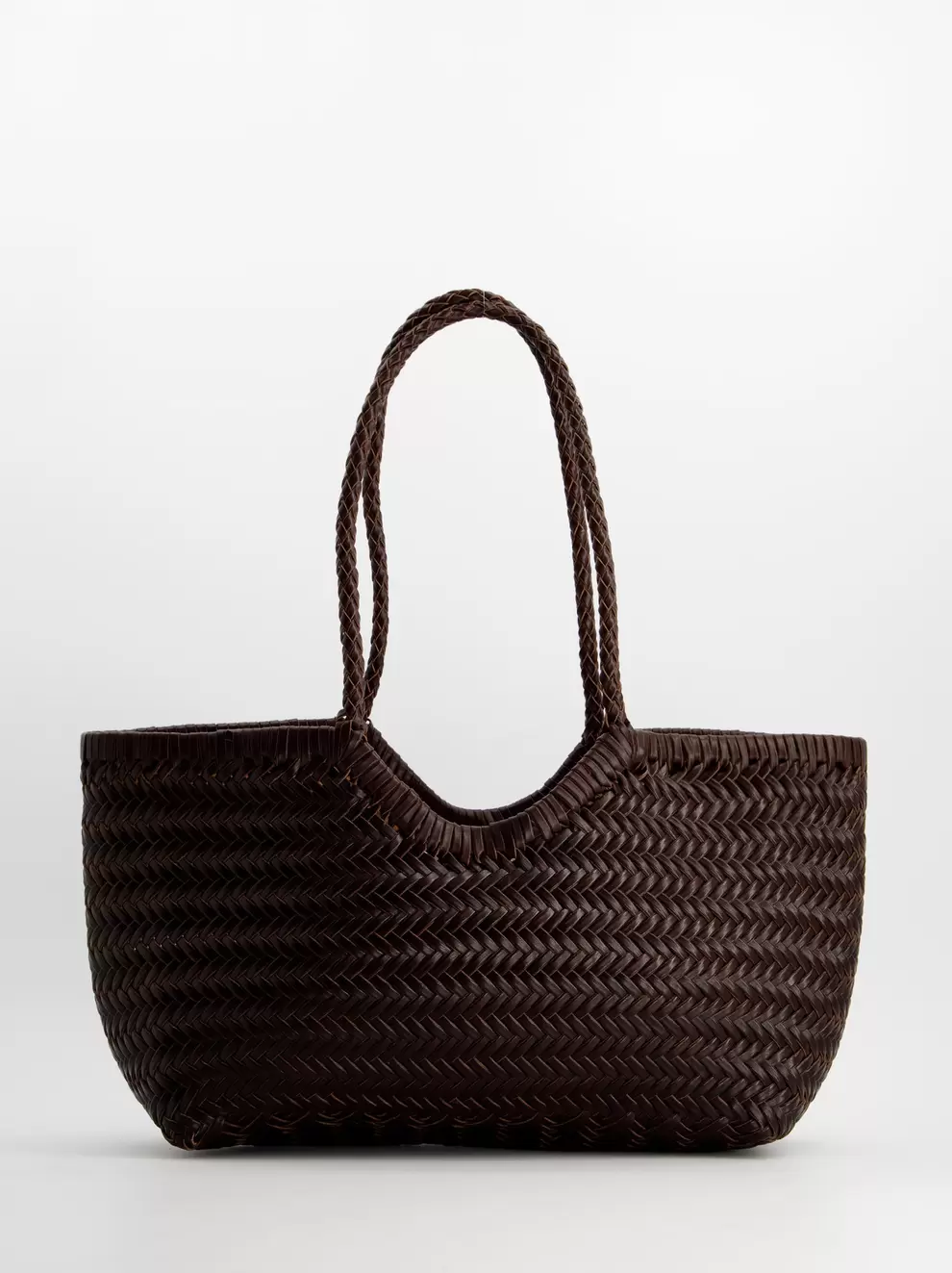 Bolso shopper de piel trenzada - Romi