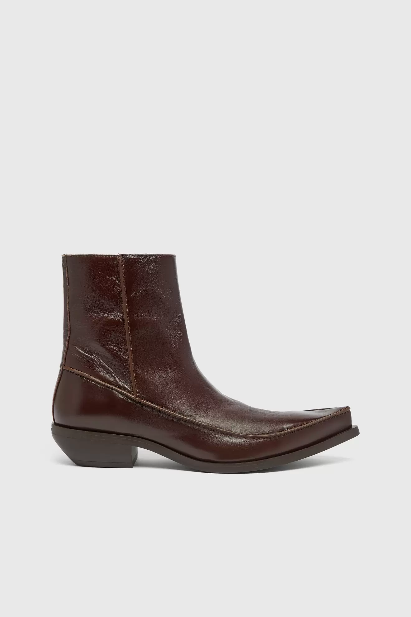 D-Frido-Botines western de piel