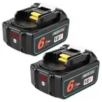 2x Fit For Makita BL1860 Battery BL1850 LXT 18V Li-ion 6Ah Battery BL1830 TOOL