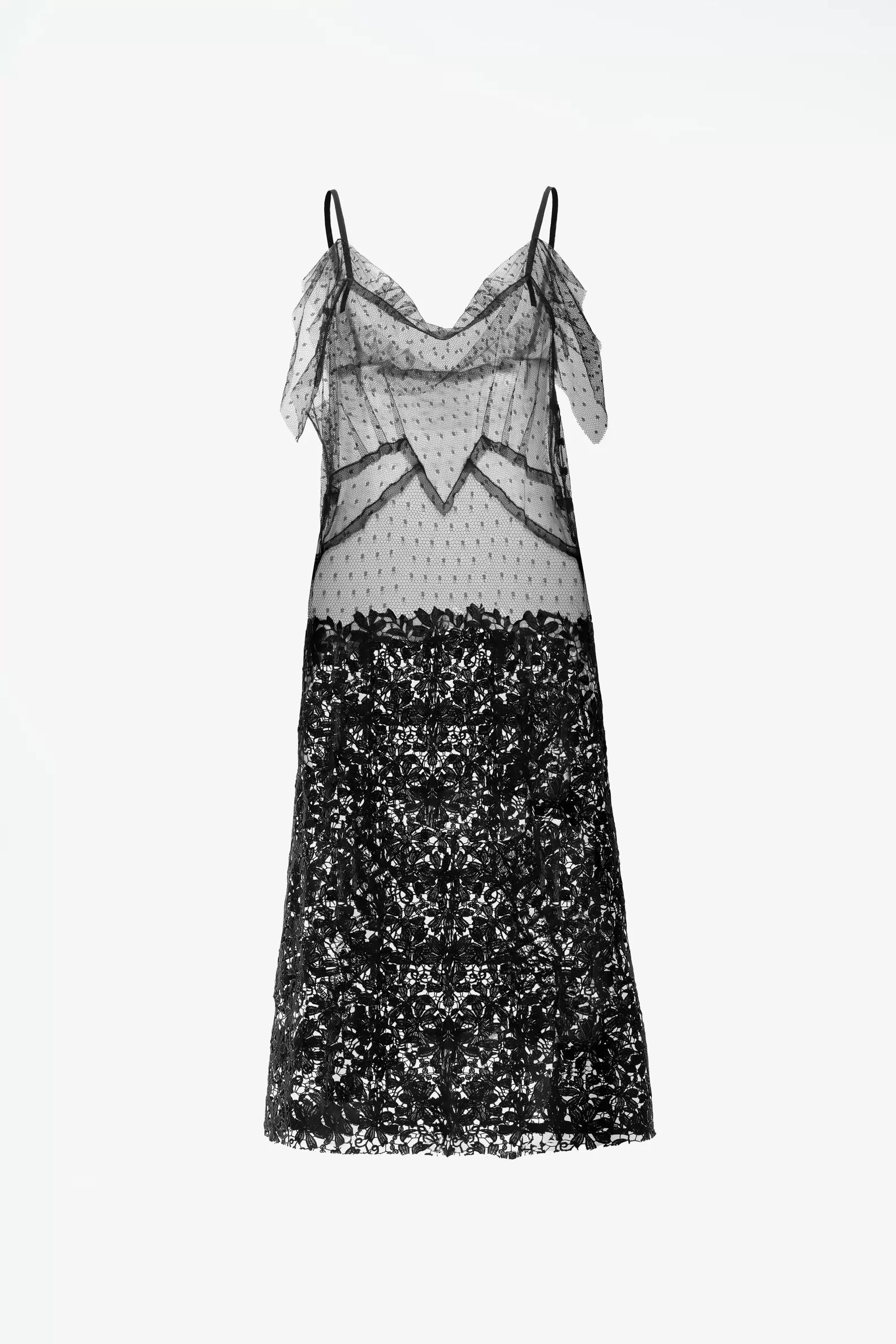 VESTIDO LENCERO GUIPUR PLUMETI LIMITED EDITION