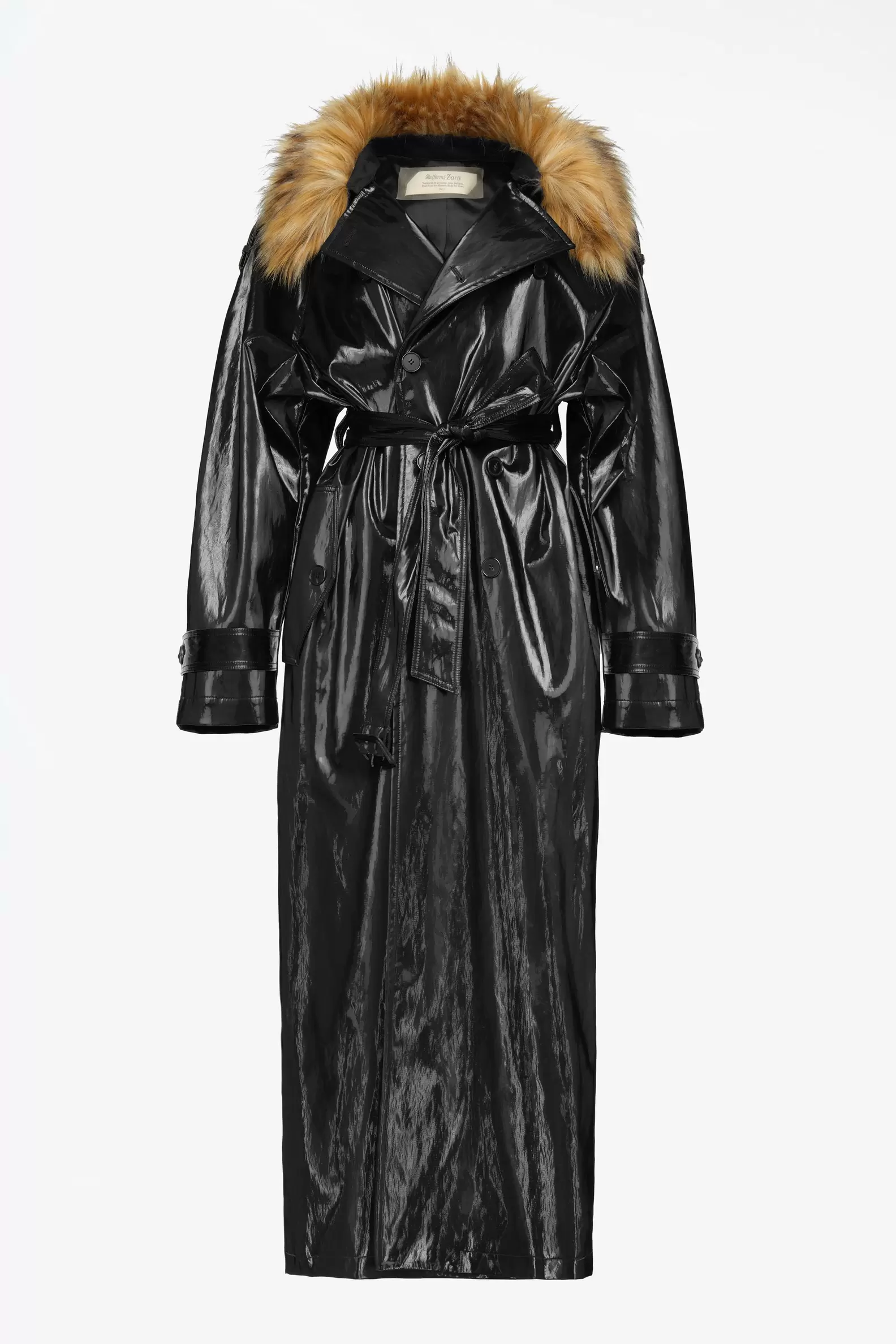 TRENCH CUELLO EFECTO PELO LIMITED EDITION