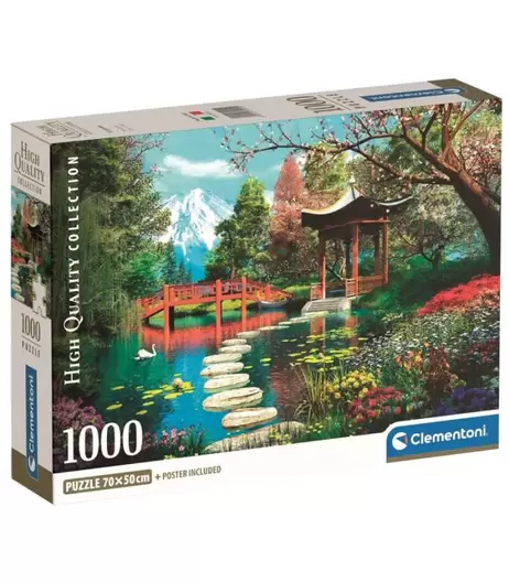PUZZLE 1000 PIEZAS JARDÍN FUJI DE JAPÓN- CLEMENTONI