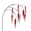 Feuillage Amarante Tombante 119 cm - Rouge