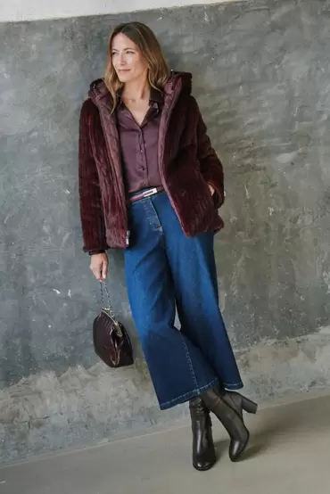 Pantalón vaquero culotte
