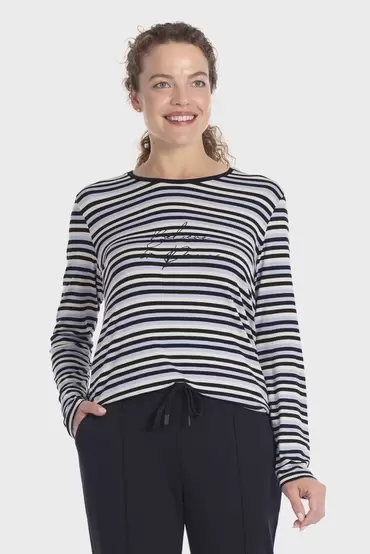 Camiseta rayas bordada
