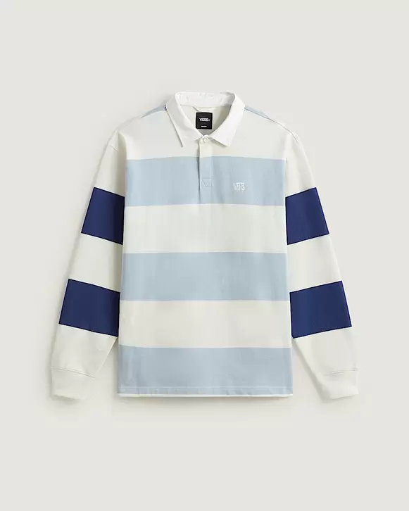 Polo de rugby de punto a rayas Ward