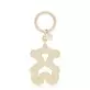 Llavero Metal Bear Enamel Dorado-Beige