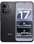 REDMI Note 17, Smartphone 6+256GB, Negro, batería de 7700mAh | Cámara 50 MP, carga 45 W, pantalla GOLED FHD+ 6,99", HyperOS 3 + Google Gemini, resistencia IP65