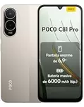 Xiaomi POCO C81 Pro Smartphone 4+256 GB Dorado Batería de 6000 mAh | Pantalla inmersiva de 6,9", Teléfono con diseño elegante y refinado, Cámara dual AI de 13 MP, 1 año de garantía adicional
