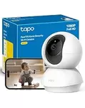Tapo C200 - Cámara de Vigilancia WiFi Interior 360º, 1080p, Detección IA | Detección Movimiento, Personas y Llanto de Bebé. Visión Nocturna. Alarma Luz y Sonido. Almacenamiento Local o Nube. App Tapo.