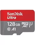 SanDisk 128GB Ultra, Tarjeta de memoria microSDXC, hasta 140 MB/s + adaptador SD, con Clase A1 de rendimiento de las aplicaciones, UHS-I Class 10 U1