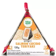 Onigiri de salmón cocido con teriyaki 1 pieza