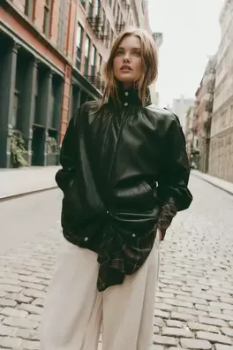Cazadora bomber oversize