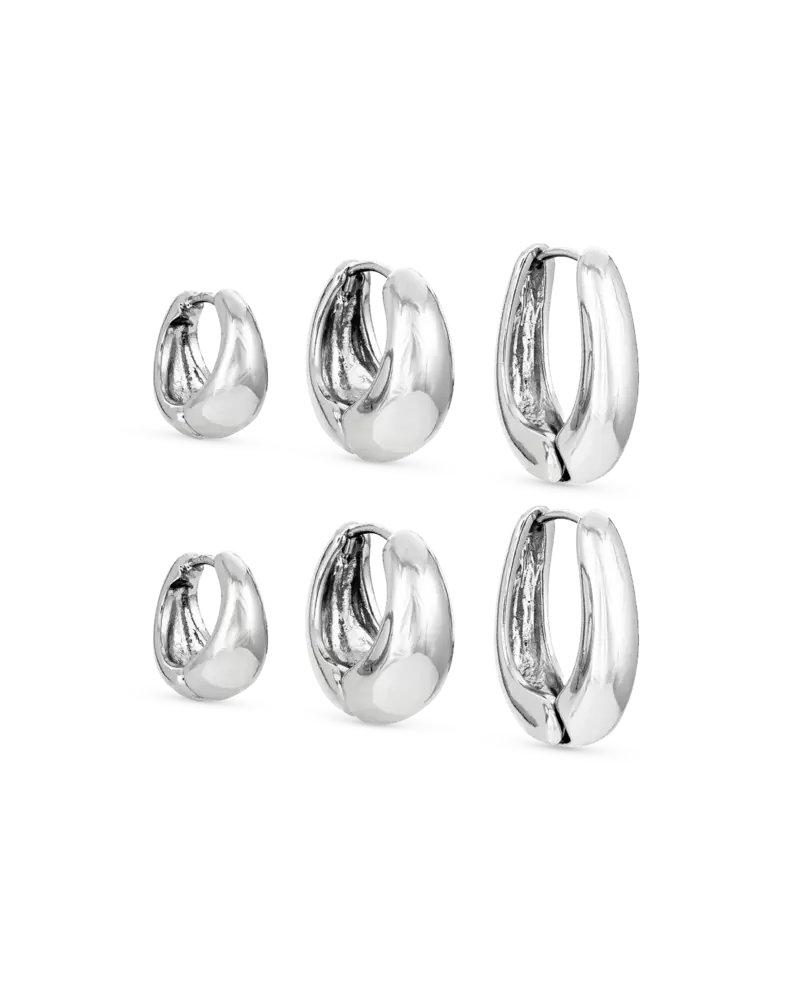 Creolen-Set - Silver Wonder