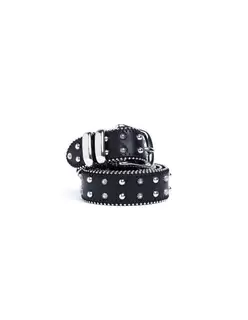 CINTURÓN TACHAS BOLITAS BLACK