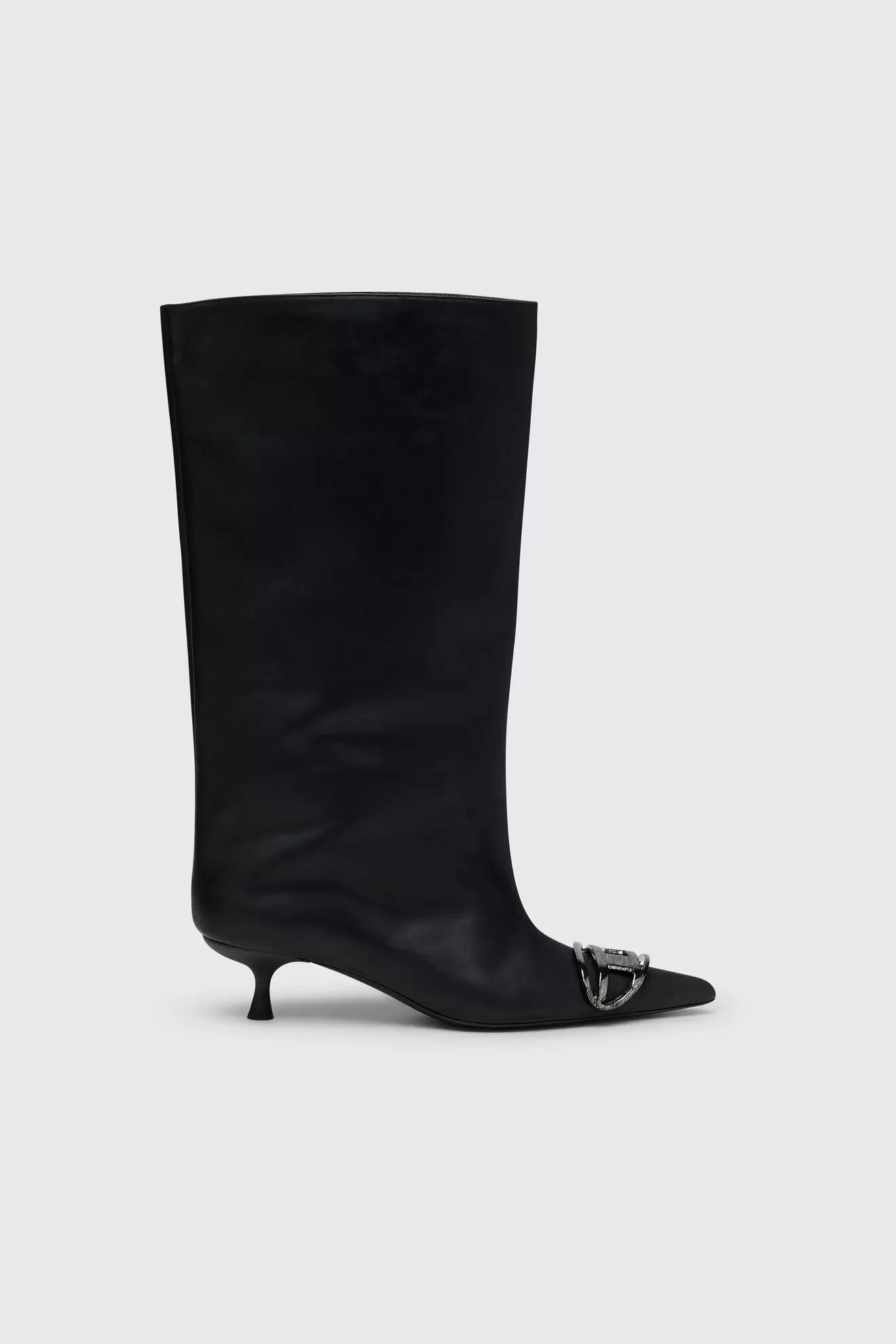 D-Venus-Botas hasta la rodilla en cuero aceitado