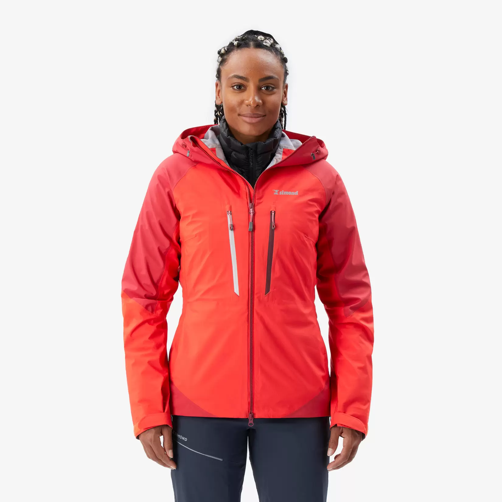 Chaqueta de alpinismo y montaña impermeable Mujer Simond Alpi Light