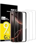 NEW'C Protector Pantalla para iPhone 17, 17 Pro/16 Pro, Cristal Templado