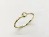 Anillo oro 18k con circonita