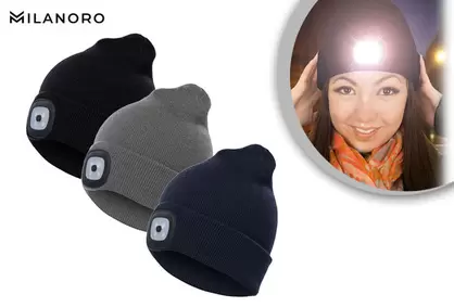 Gorro con luz LED