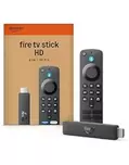 Amazon Fire TV Stick HD (última generación), con TV en directo gratuita, mando por voz Alexa, alimentación directa desde tu TV y configuración fácil, encuentra series más rápido con Alexa+