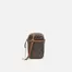 Bolso bandolera mini para móvil con estampado monogram ed.