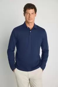 Polo manga larga