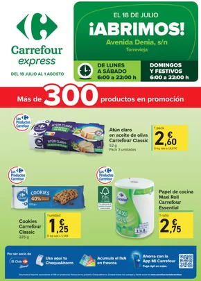 Catálogo Carrefour Express | Abrimos! | 2025-07-18T00:00:00.000Z - 2025-08-01T00:00:00.000Z
