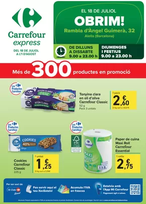 Catálogo Carrefour Express en Barcelona | OBRIM! | 2025-07-18T00:00:00.000Z - 2025-08-01T00:00:00.000Z