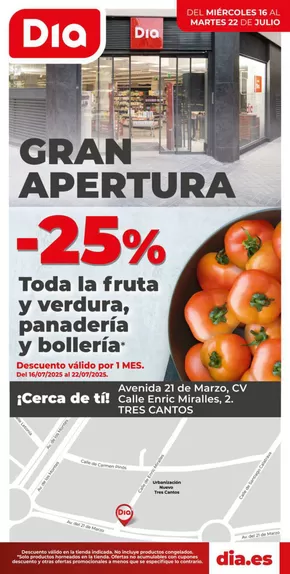 Catálogo Dia en Alcobendas | Gran apertura Dia del 16/07 al 22/07 | 2025-07-16T00:00:00.000Z - 2025-07-22T00:00:00.000Z