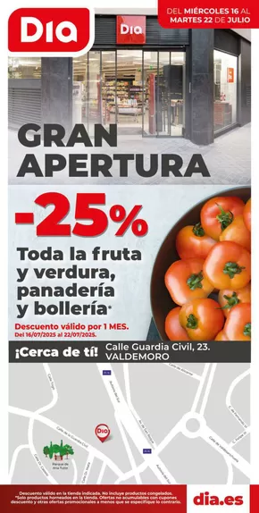 Catálogo Dia en Leganés | Gran apertura Dia del 16/07 al 22/07 | 2025-07-16T00:00:00.000Z - 2025-07-22T00:00:00.000Z
