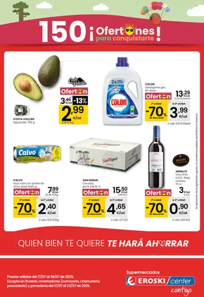 Catálogo Eroski en Santander | ¡OFERTONES para conquistarte! EROSKI CENTER | 2025-07-17T00:00:00.000Z - 2025-07-29T00:00:00.000Z
